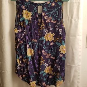 Old Navy Floral Sleeveless Tank
